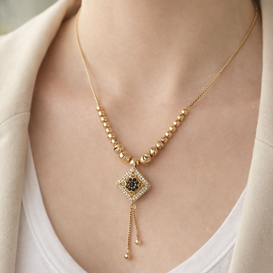 Zircon Pendant-399 (Black)