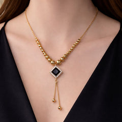 Zircon Pendant-392 (Black)