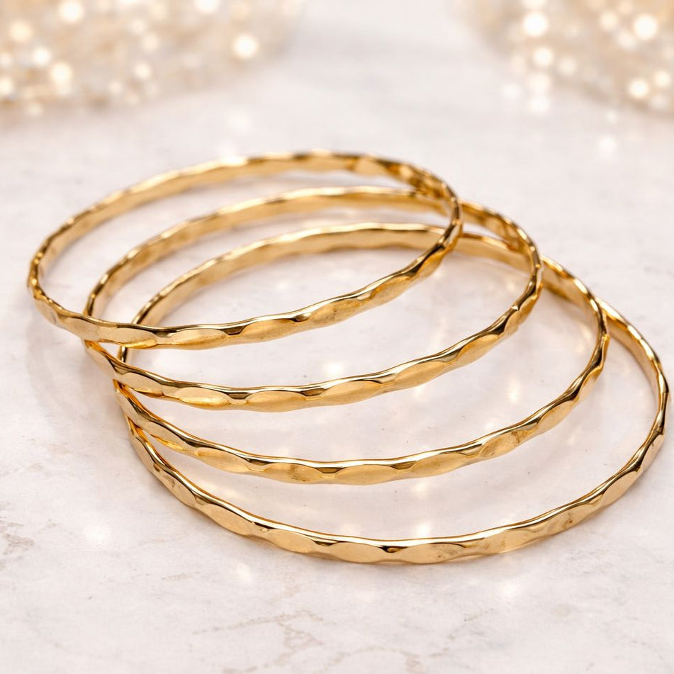 Gold Bangles-132 (Golden)