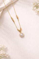 Zircon Pendant-405 (White)