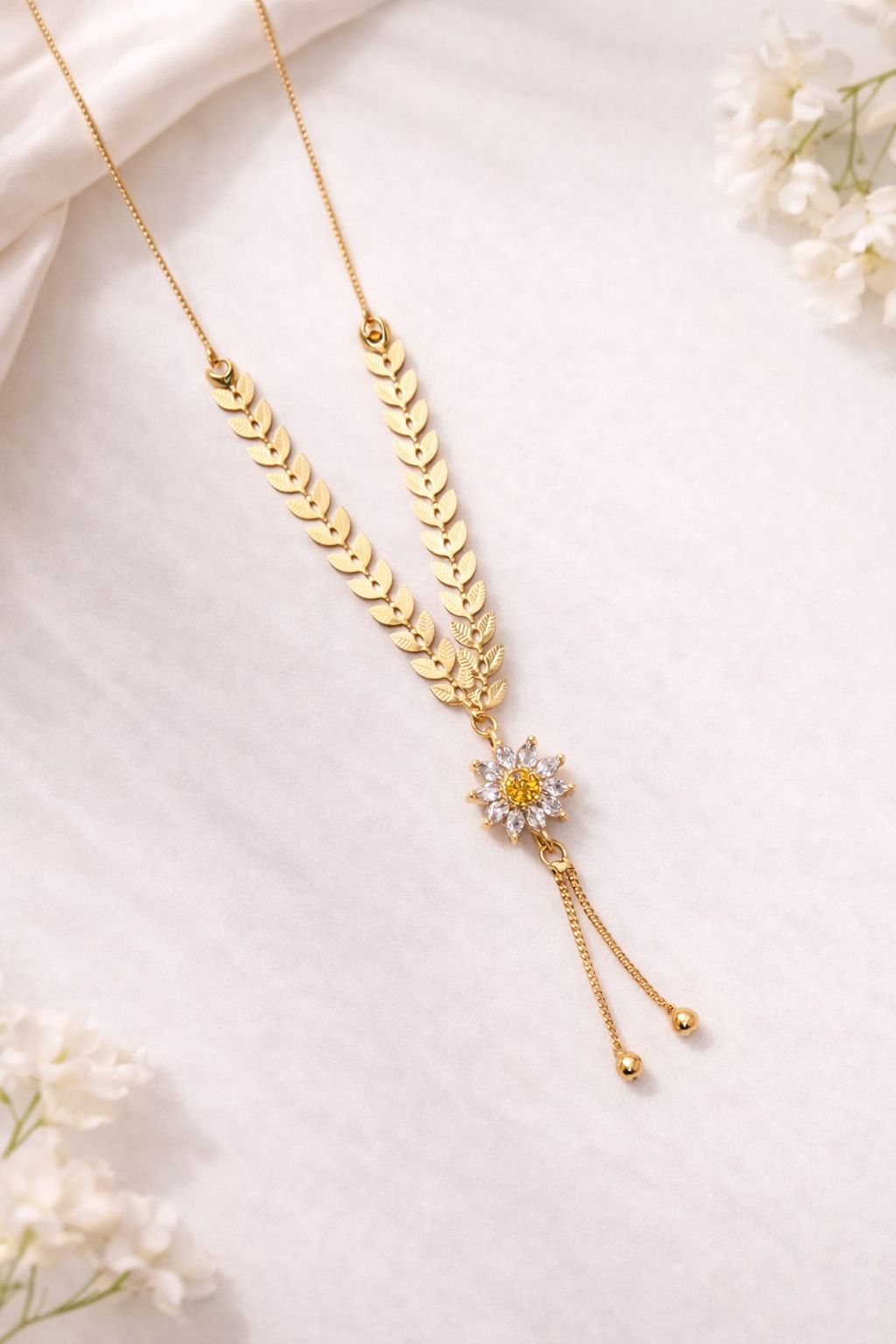 Zircon Pendant-408 (White)