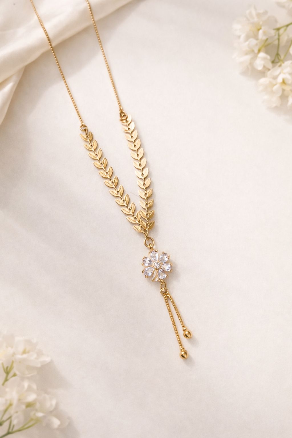 Zircon Pendant-406 (White)