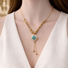 Zircon Pendant-396 (Ferozi)