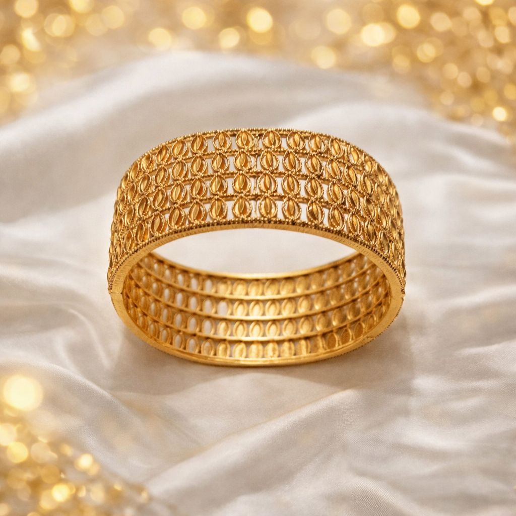 Madrasi Openable Kara-170 (Golden)