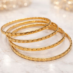 Gold Bangles-129 (Golden)
