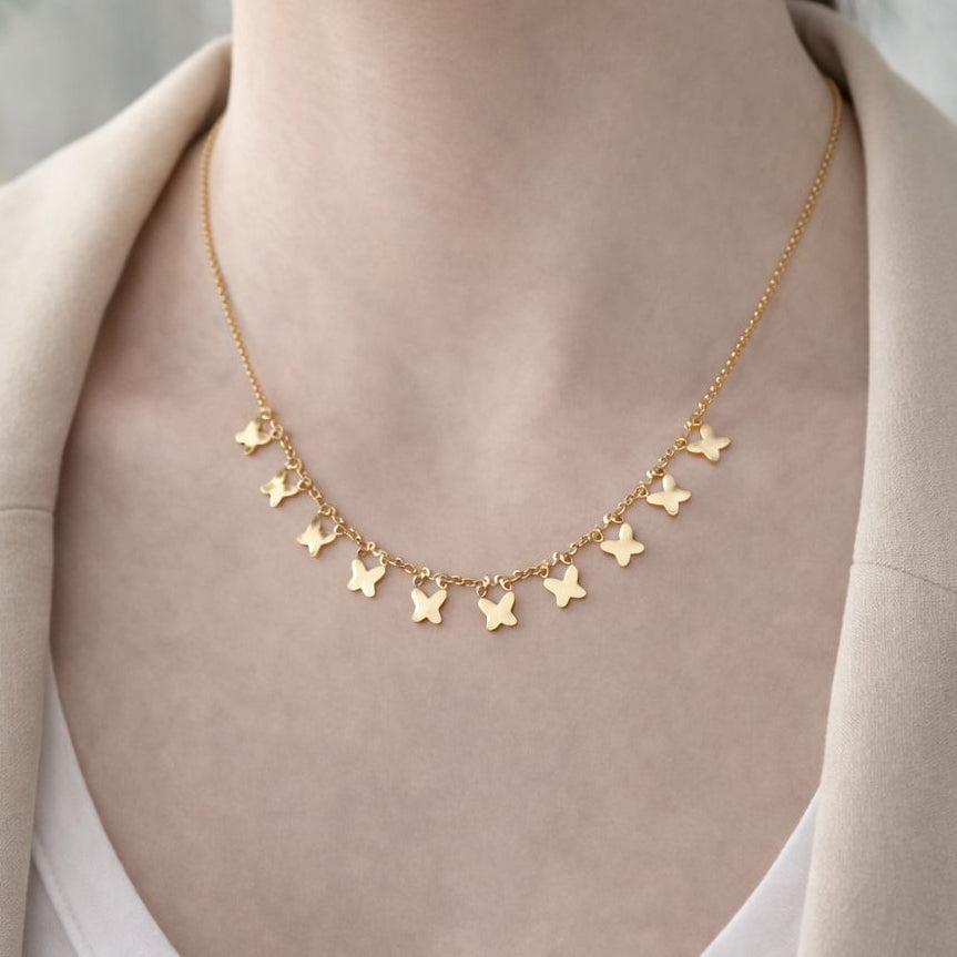 Gold Chain-134 (Butterfly) (Golden)
