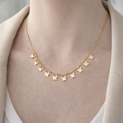 Gold Chain-134 (Butterfly) (Golden)