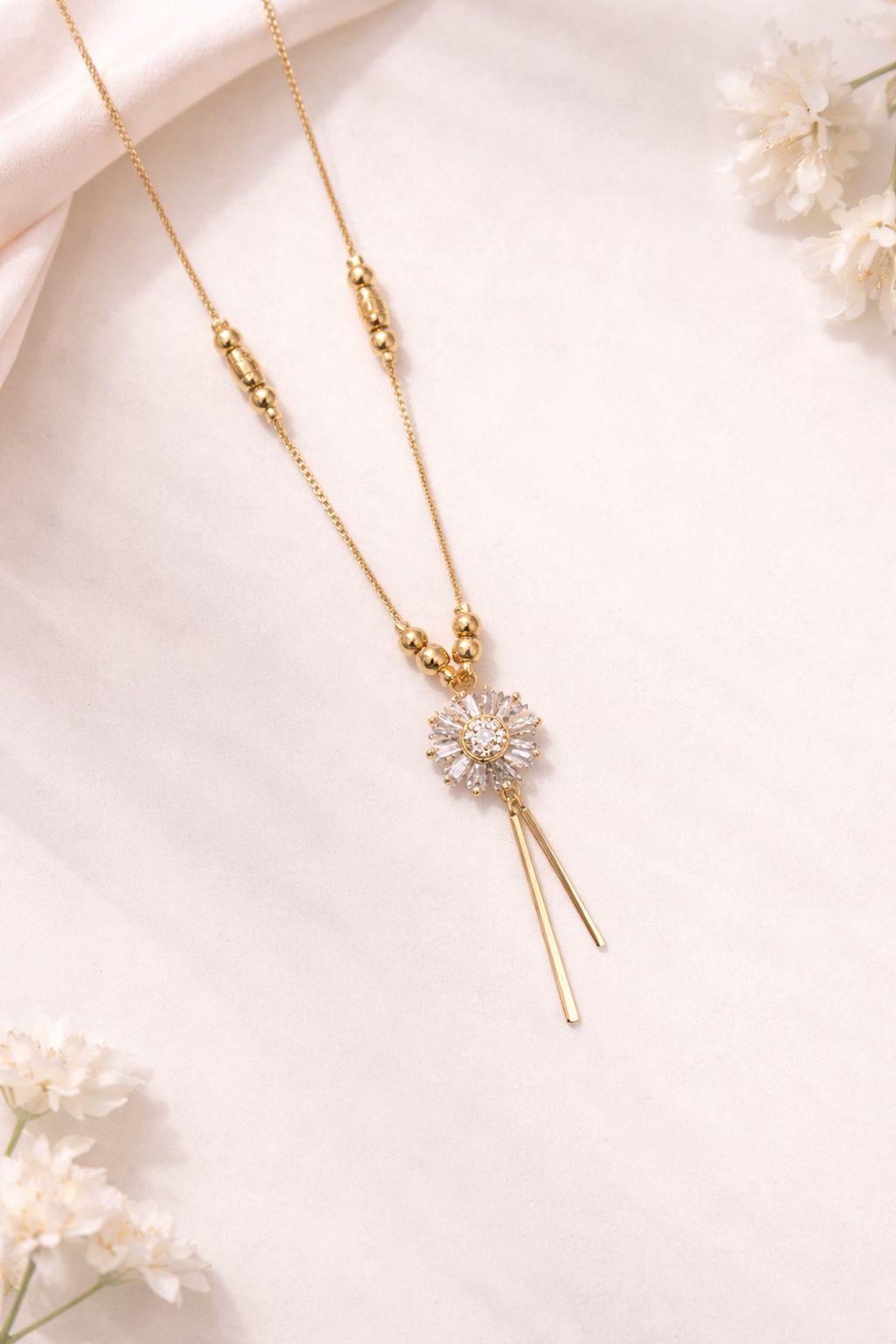 Zircon Pendant-402 (White)