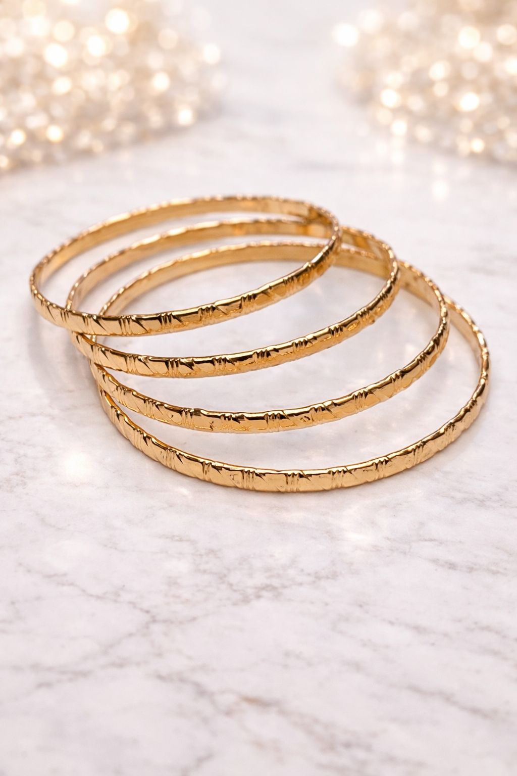 Gold Bangles-134 (Golden)