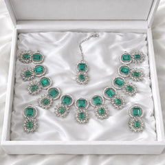 AIZA Set (Silver) (Mint Green)