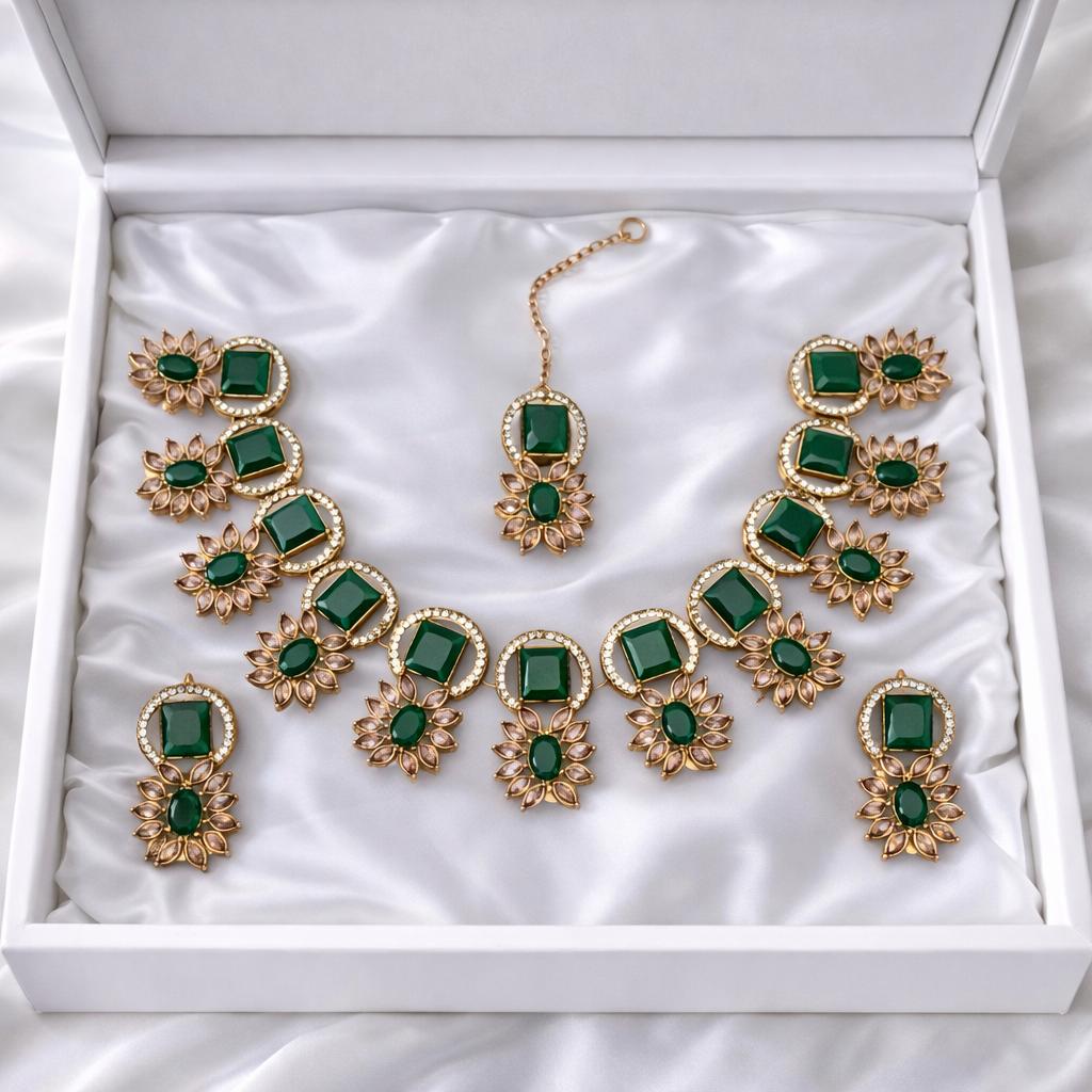 AIZA Set (Golden) (Green)