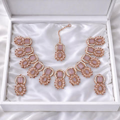 AIZA Set (Golden) (Pink)