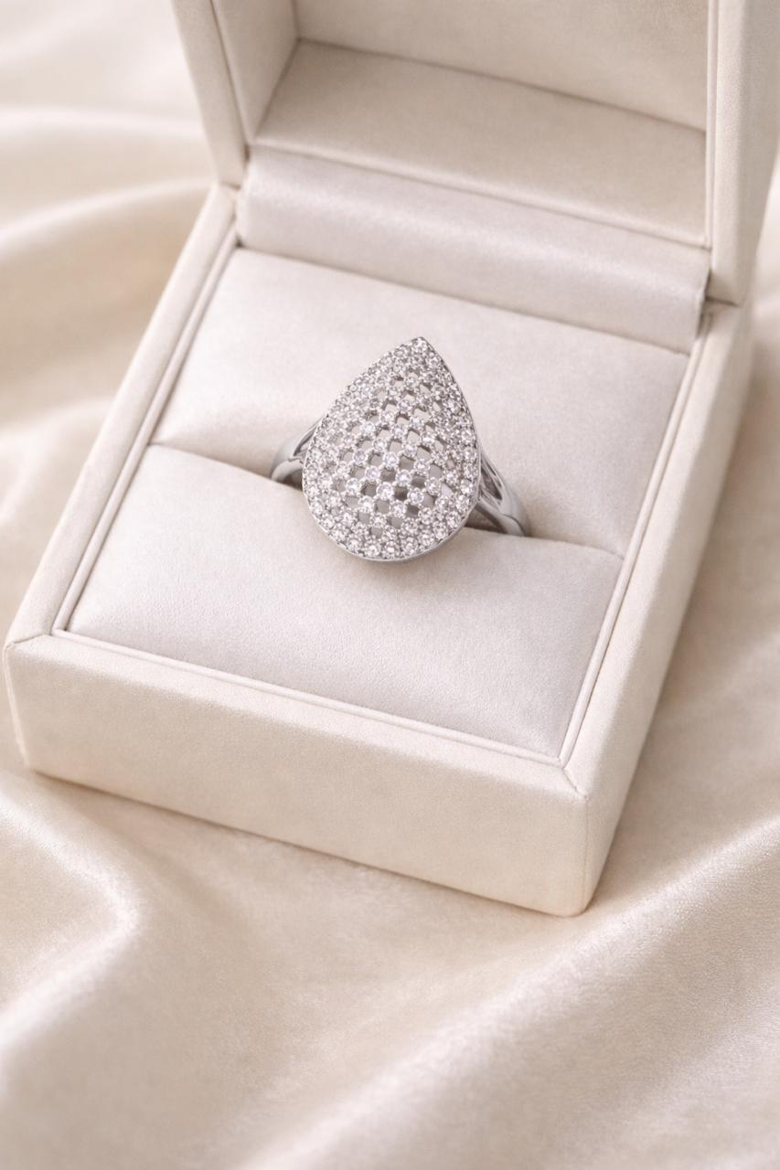 Zircon Ring-224 (Silver)