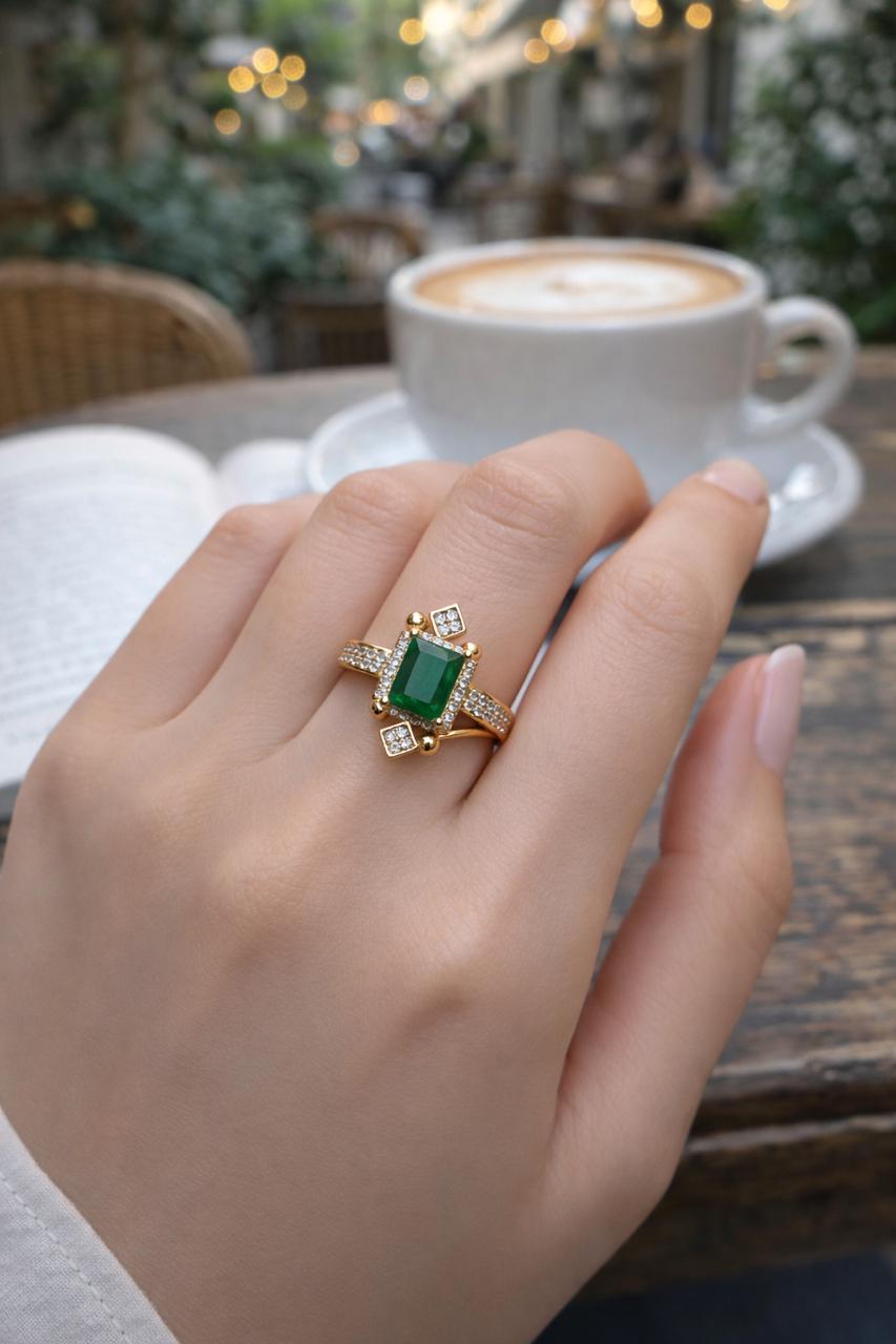 Zircon Ring-223 (Green)