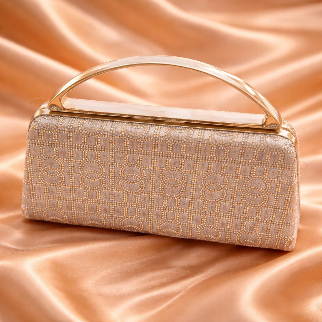 Fancy Clutch-10091 (Rose Golden)