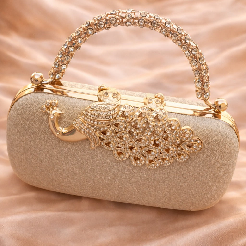 Fancy Clutch-10090 (Golden)