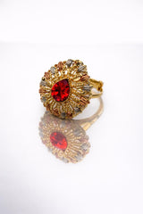 Zircon Ring-231 (Maroon)