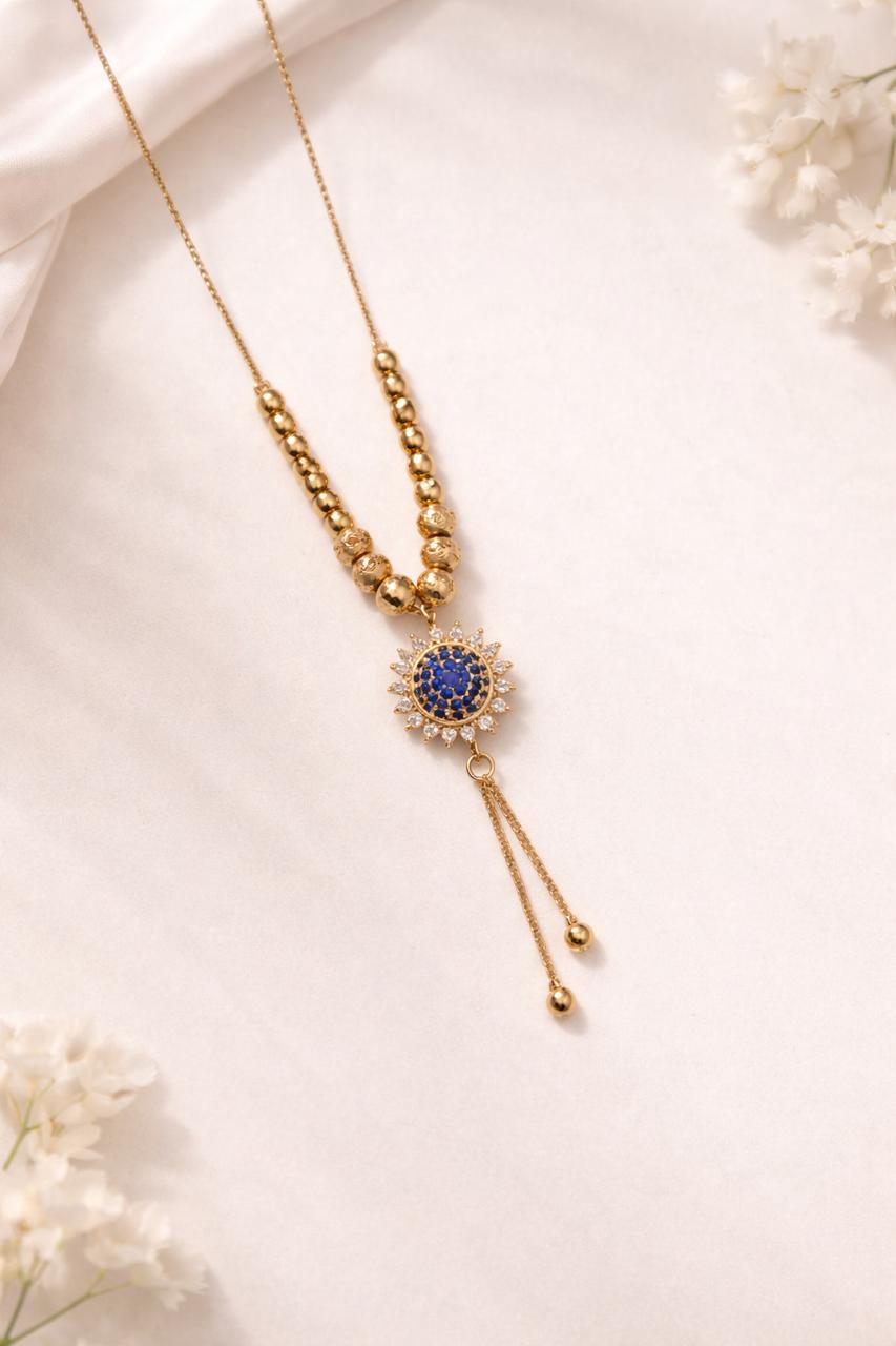 Zircon Pendant-394 (Blue)