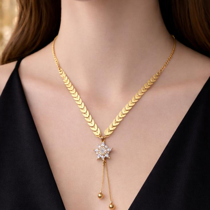 Zircon Pendant-409 (White)