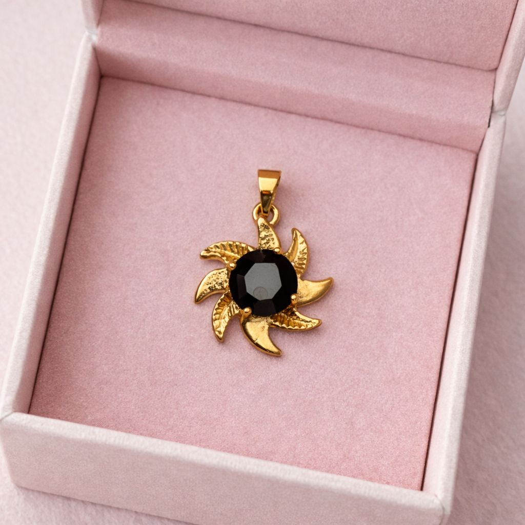 Zircon Locket without Chain-12 (Black)