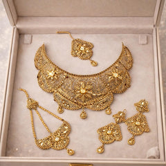 Rajwadi Bridal Set-08 (Golden)