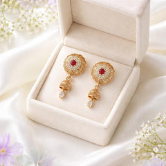 DIGITAL EARRING-90 (Maroon)