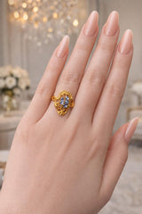 Gold Plated Ring-248 (Rhodium)