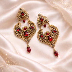 Pakistani Earring-06 (Maroon)
