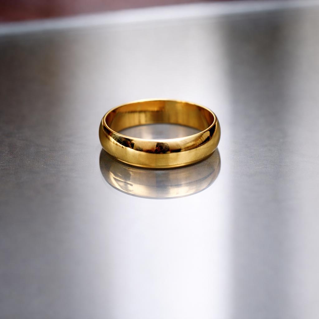 Gold Plated Ring-246 (Golden)