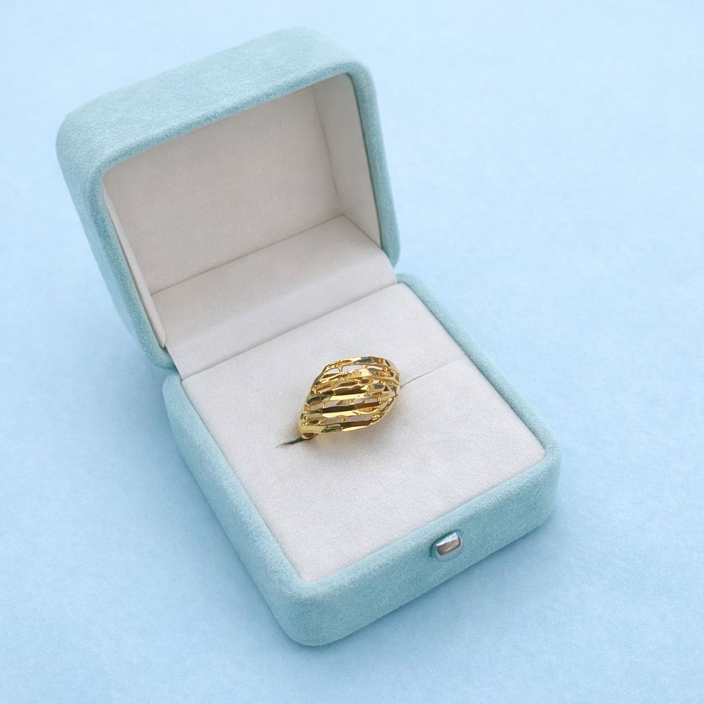 Gold Plated Ring-245 (Golden)