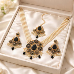 Mahin Rani Mala Set (Black)