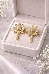Zircon Earring-144 (Golden)