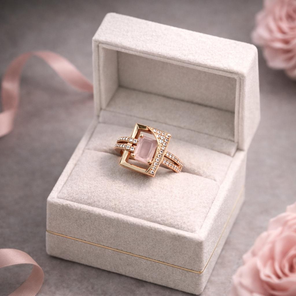 Zircon Ring-238 (Pink)