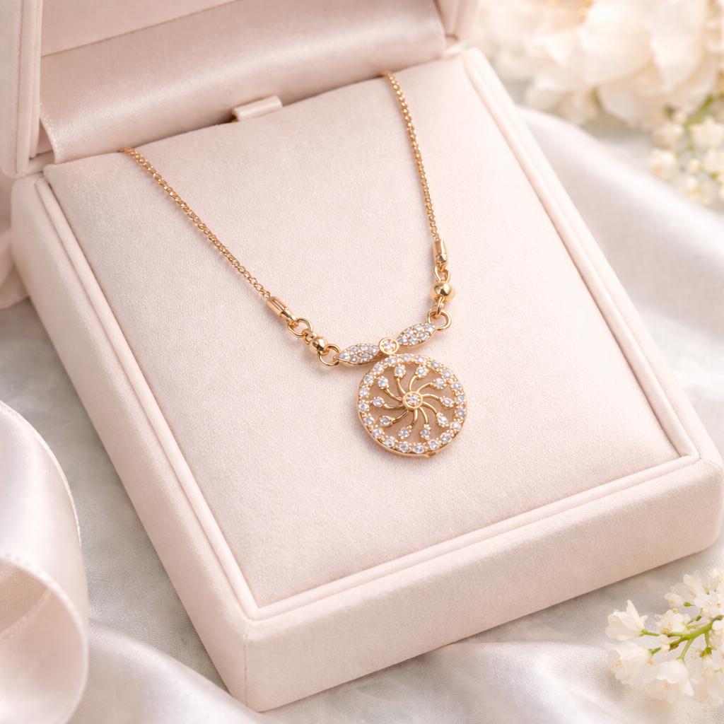 Zircon Pendant-421 (White)