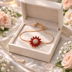 Adjustable Bracelet-253 (Maroon)