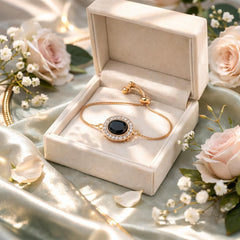 Adjustable Bracelet-252 (Black)