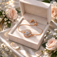 Adjustable Bracelet-249 (White)