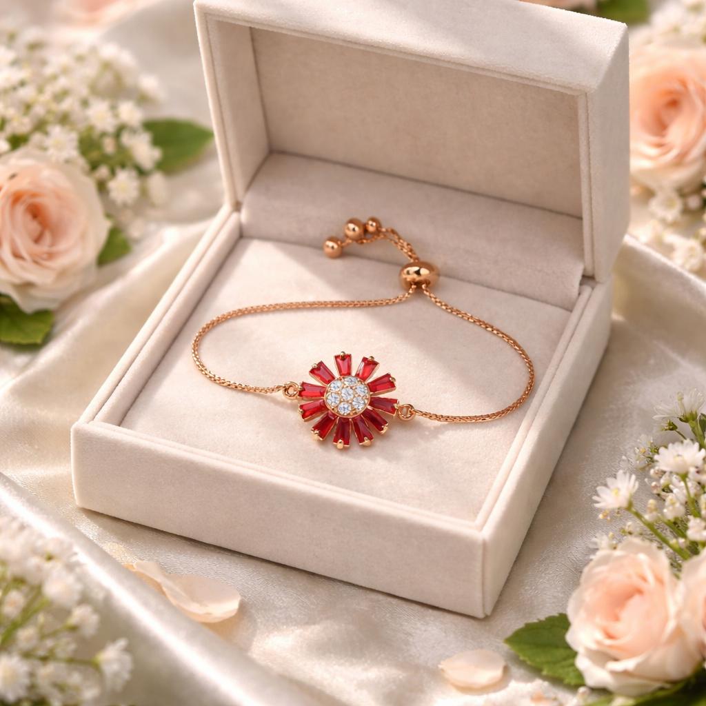 Adjustable Bracelet-248 (Maroon)