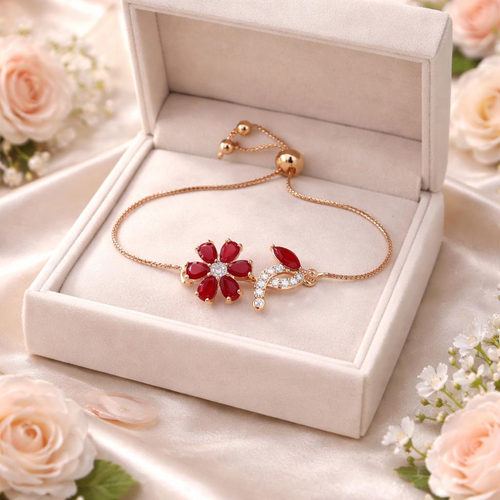 Adjustable Bracelet-244 (Maroon)