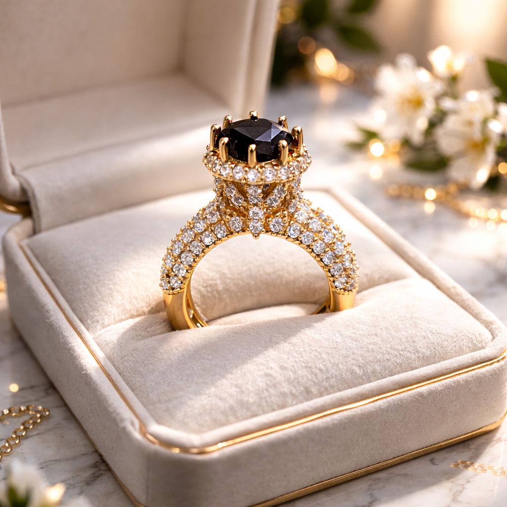 Zircon Ring-240 (Black)