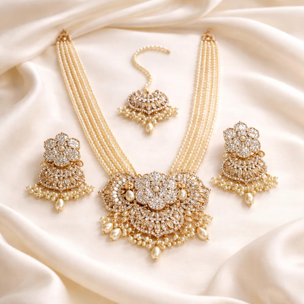 Leyla Turkish Mala Set (Pearl)