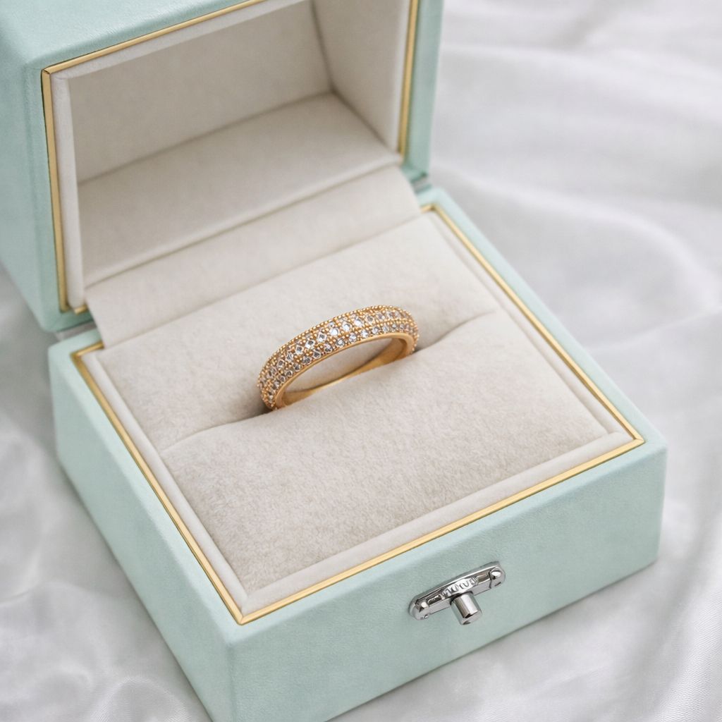Zircon Ring-271 (Golden)