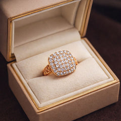 Zircon Ring-269 (Golden)