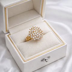 Zircon Ring-267 (Golden)