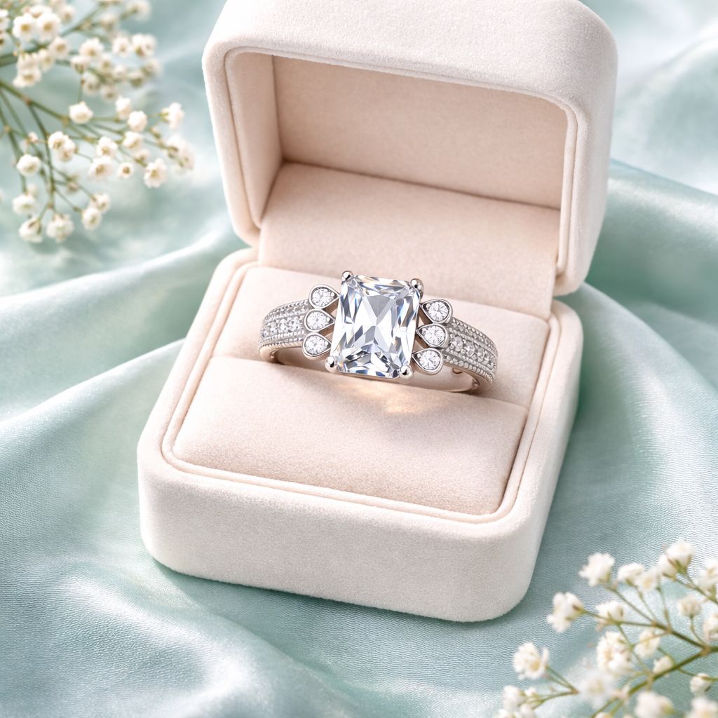 Zircon Ring-257 (Silver)
