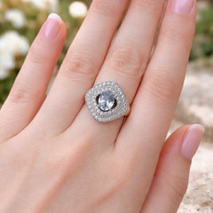 Zircon Ring-256 (Silver)