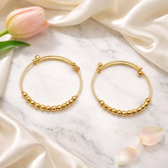 Adjustable Adult Bangle-69 (Golden)