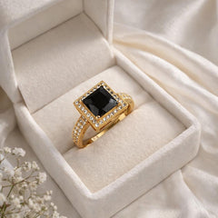 Zircon Ring-265 (Black)