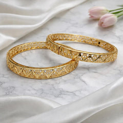 Gold Plated Openable Kara-05 (Golden)