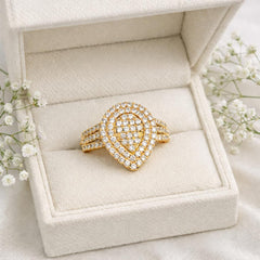Zircon Ring-275 (Golden)